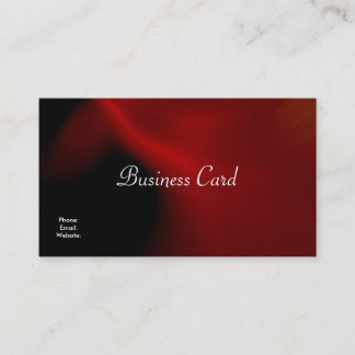 Business Card Abstract Silk Red Black