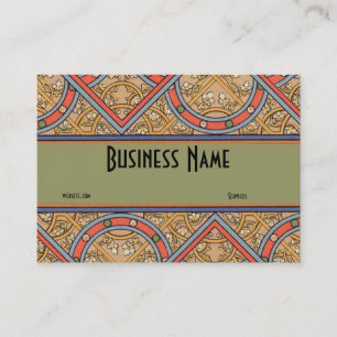 Business Card Art Nouveau Deco Elegant