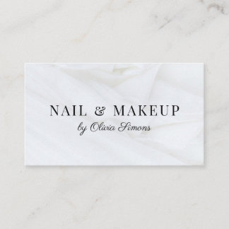 Business card beauty salon master wedding