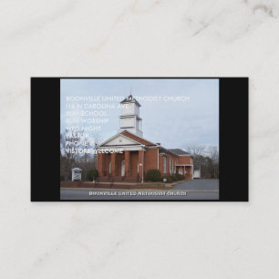 BUSINESS  CARD-BOONVILLE UNITED METHODIST CHU BUSINESS CARD