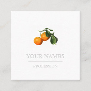 BUSINESS CARD : BOTANICAL ORANGES