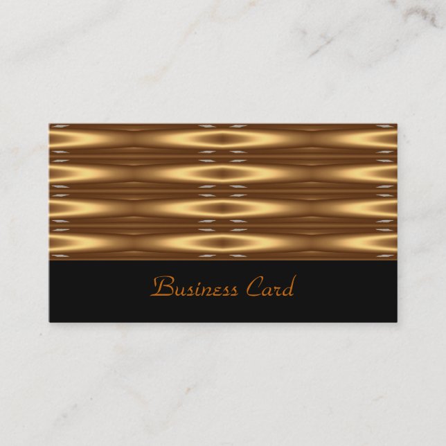 Business Card Bronze Gold (Front)