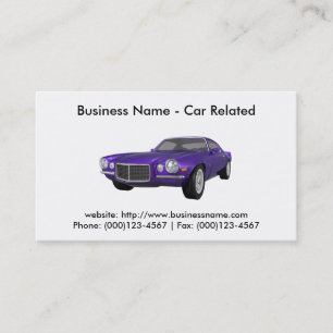 Business Card: Cars / Automotive Business Card