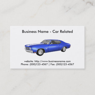 Business Card: Cars / Automotive Business Card
