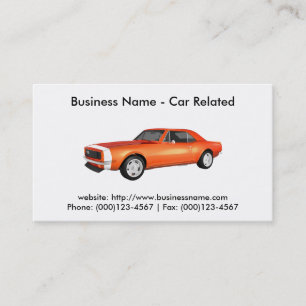 Business Card: Cars / Automotive Business Card