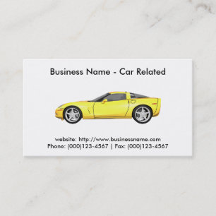 Business Card: Cars / Automotive Business Card
