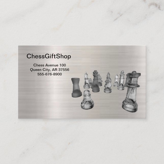 Business card chess image. (Front)