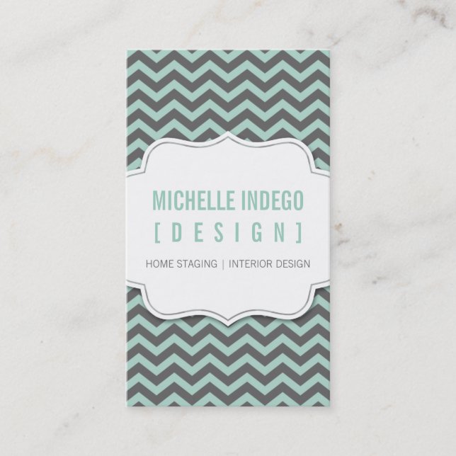 BUSINESS CARD :: chevron3 2P (Front)