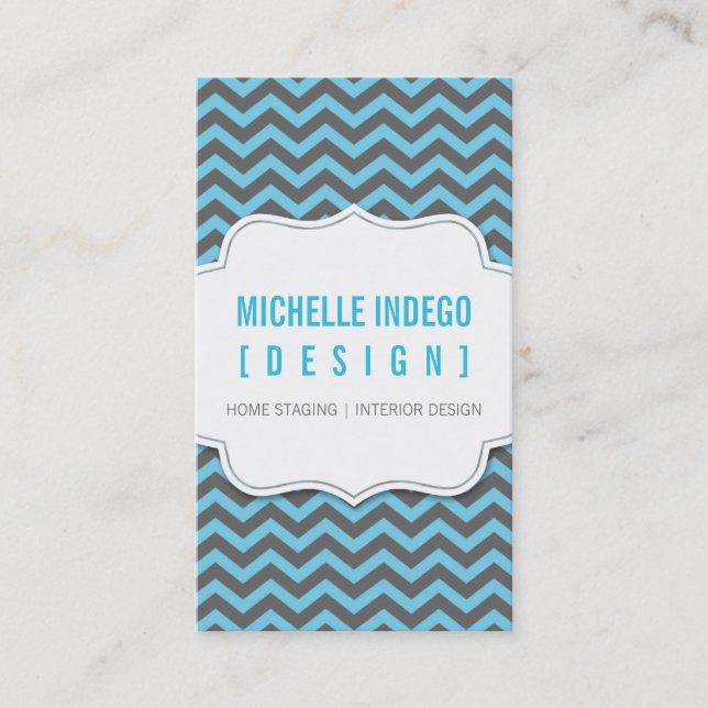 BUSINESS CARD :: chevron3 6P (Front)