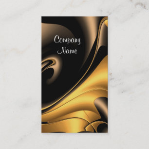 Business Card Company Gold Bronze Abstract