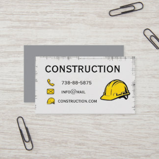 business card construction