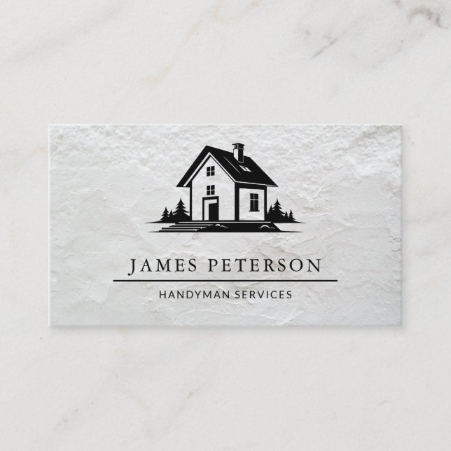 Business card construction handyman services  (Front)