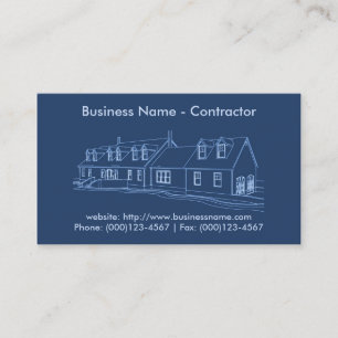 Business Card: Contractor / Construction Card
