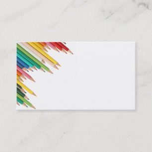 Business Card/Create Your Own Coloured Pencils Card