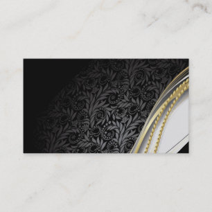 Business Card/Create Your Own Elegant Black Card