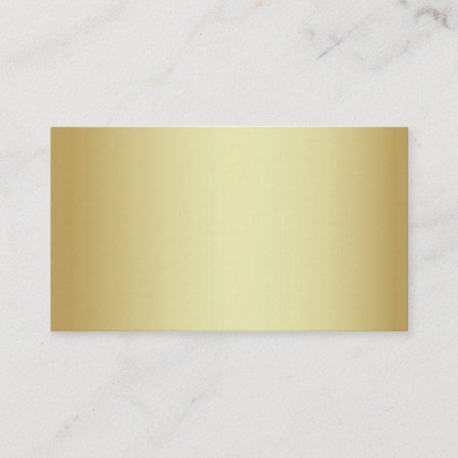 Business Card/Create Your Own Gold Business Card (Front)