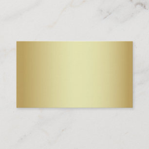 Business Card/Create Your Own Gold Card