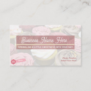 Business Card   Cupcake Design