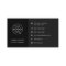 Business Card | Custom Icons Logo Modern Black