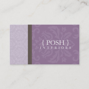 BUSINESS CARD :: divinely damask L 5