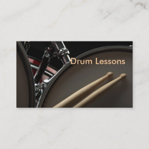 Business Card: Drum Lessons Business Card