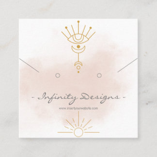 Business Card Earring & Necklace Holder