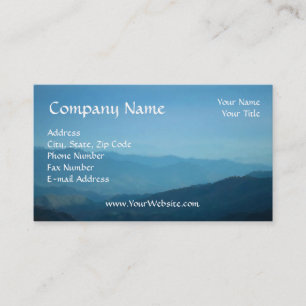 Business Card, Easy to Design Online, Mountain Sky Card