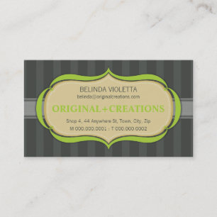 BUSINESS CARD :: elegant flamboyant L12