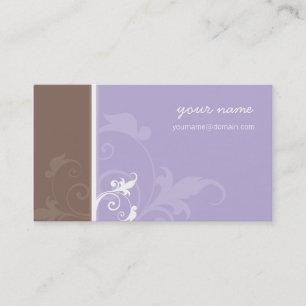 BUSINESS CARD elegant organic verve