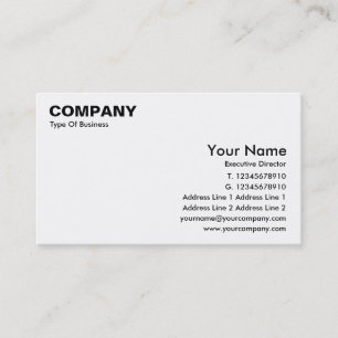 Business Card English Stype