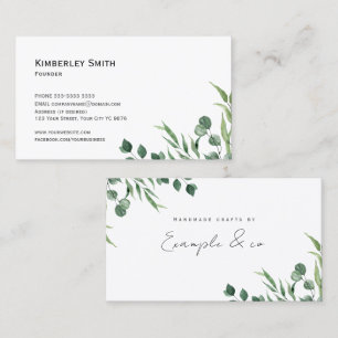 Business Card, Eucalytus Botanicals  Business Card