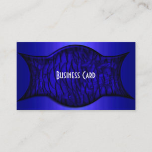 Business Card Exotic African Rich Blue