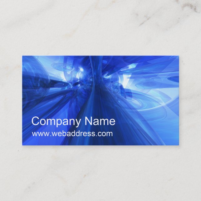 Business Card: Fantastic Blue Card (Front)
