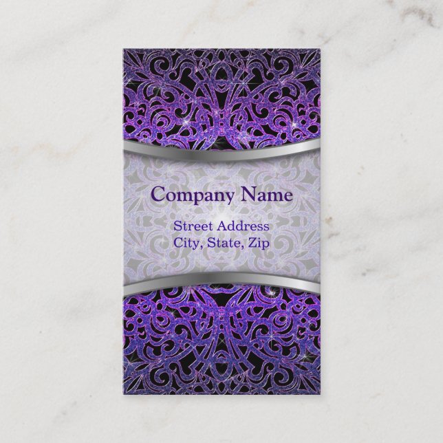 Business Card Floral abstract background (Front)