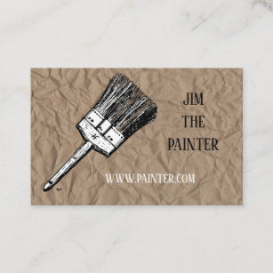 Business card for a painter