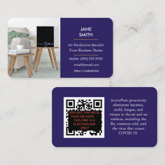 Business Card for Air Purification Specialists