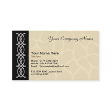 Business card for artist