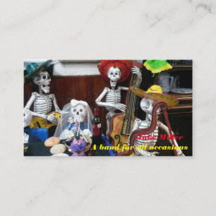 Business card for bands