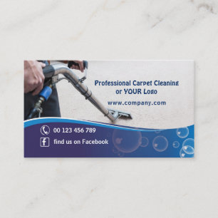 Business card for Cleaning Carpet Company
