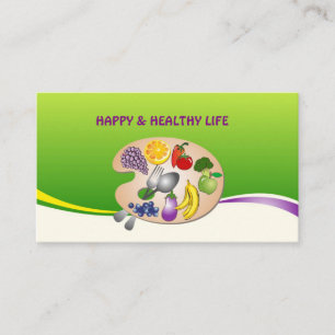 Business card  for Dietician & Nutritionist