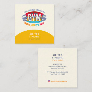 Business Card for Fitness trainer