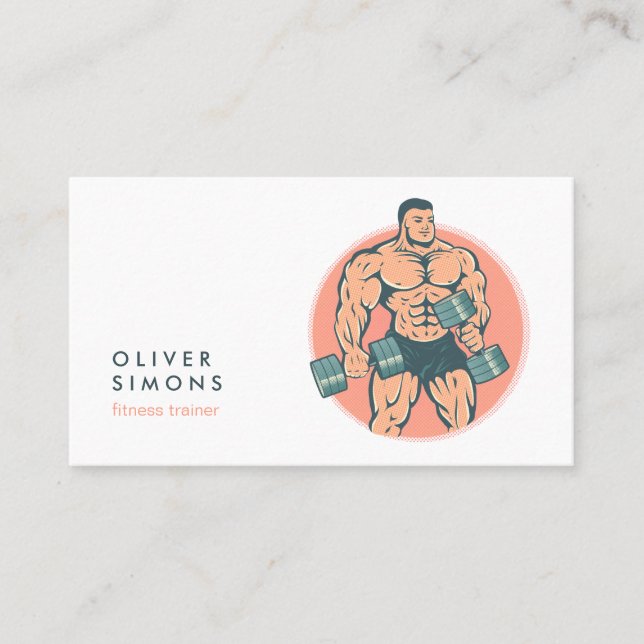 Business Card for Fitness trainer (Front)