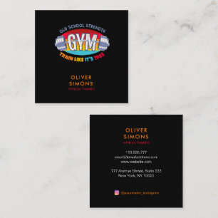 Business Card for Fitness trainer