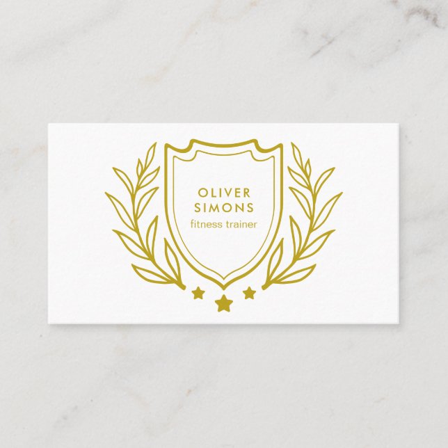 Business Card for Fitness trainer (Front)