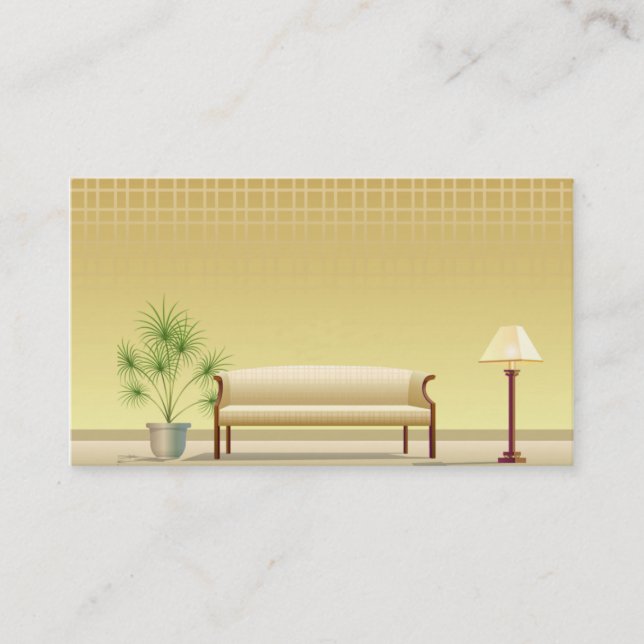 business card for furniture (Front)