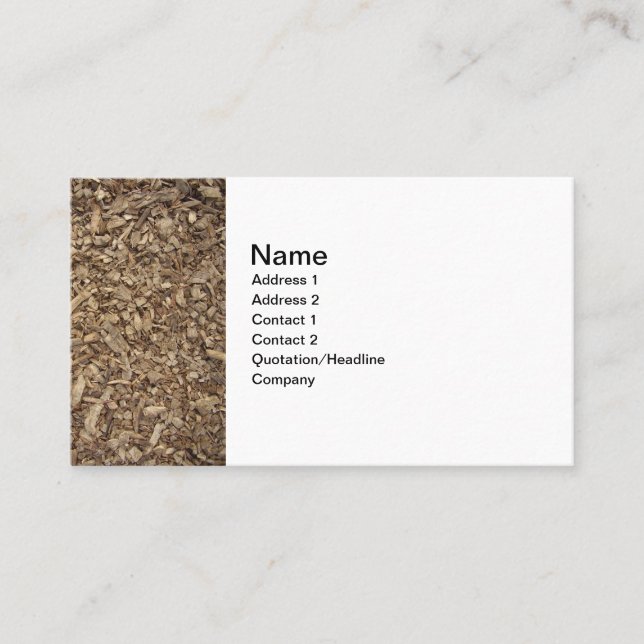 Business card for gardener and landscaper (Front)