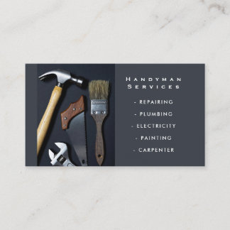 Business card for handyman home services