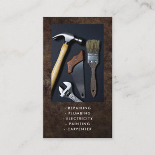 Business card for handyman home services