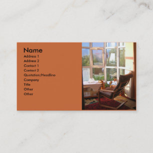 Business card for interior designers