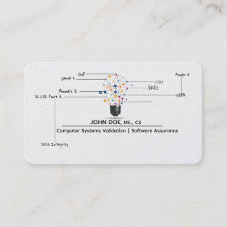 Business Card for IT CSV QA